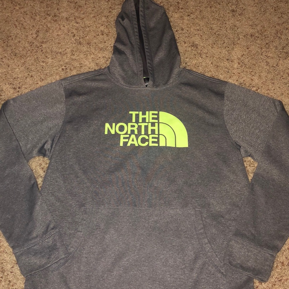 North Face grey hoodie